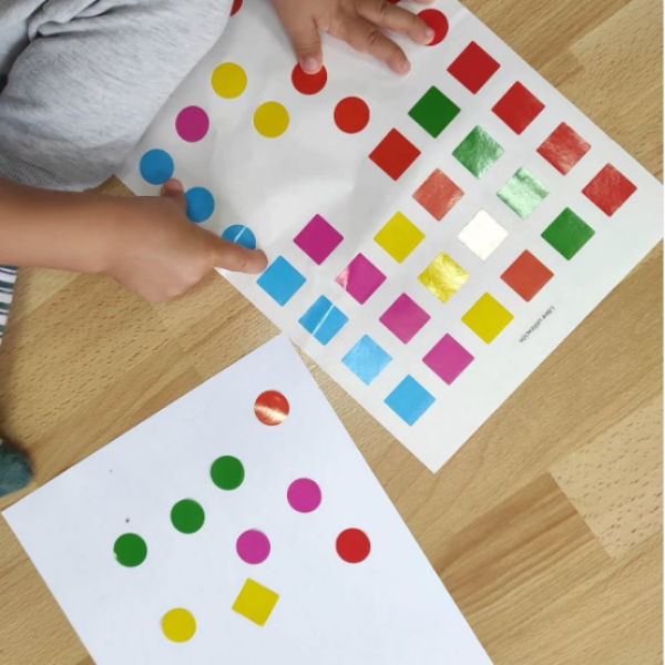 pegatinas de colores